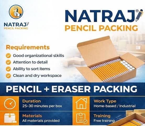 natraj pencil packing job